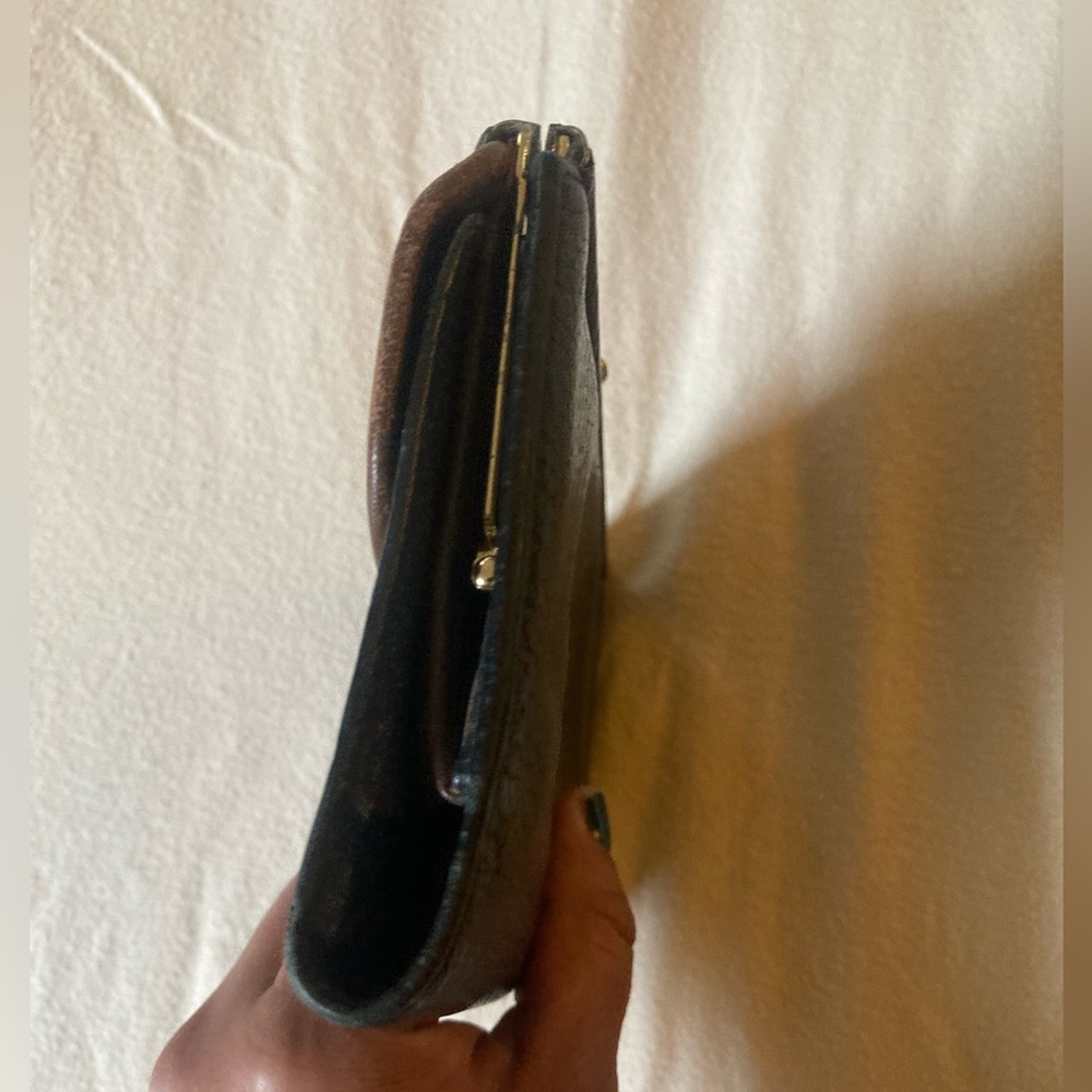 Vintage Dooney & Bourke Navy Blue Wallet - Picture 8 of 16